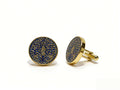 royal crest gold cufflinks